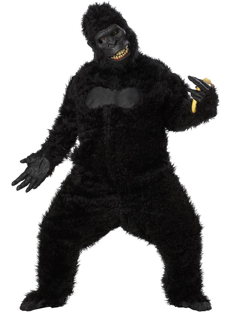 Adult's Deluxe Goin Ape Gorilla Costume - Main Image