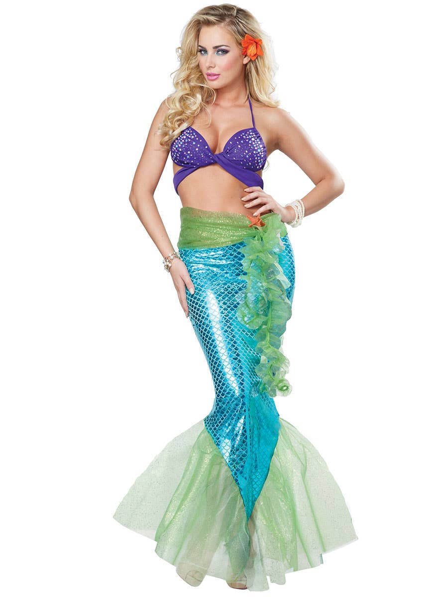 Mythical Mermaid Sexy Women's Fancy Dress Costume Alternative Image