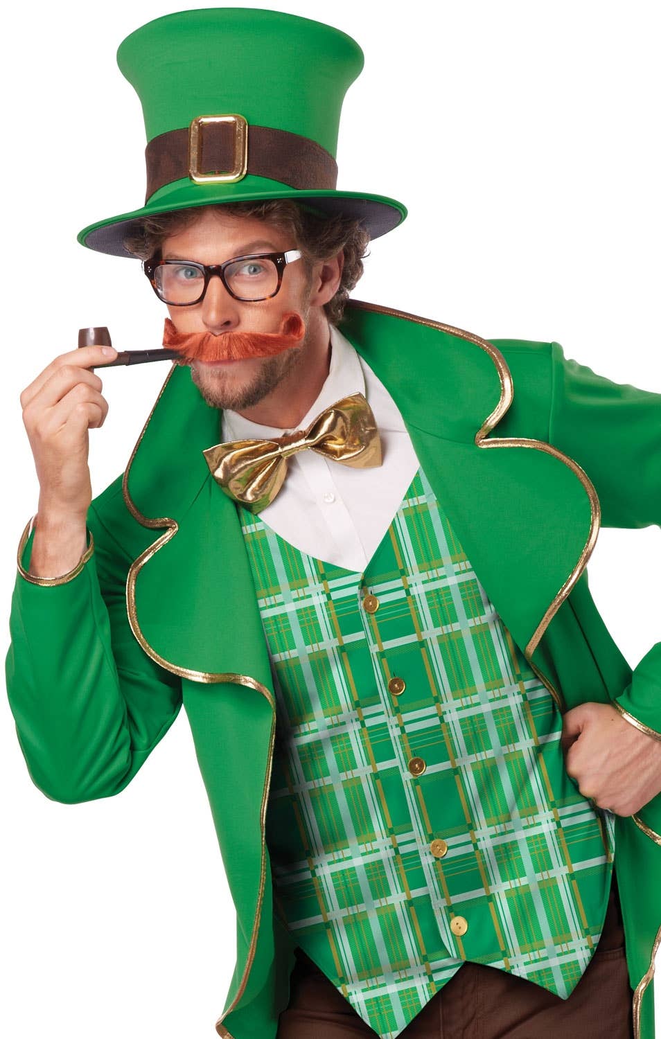 Fairy Leprechaun St. Patrick's Day Adult's Costume Close Up Image