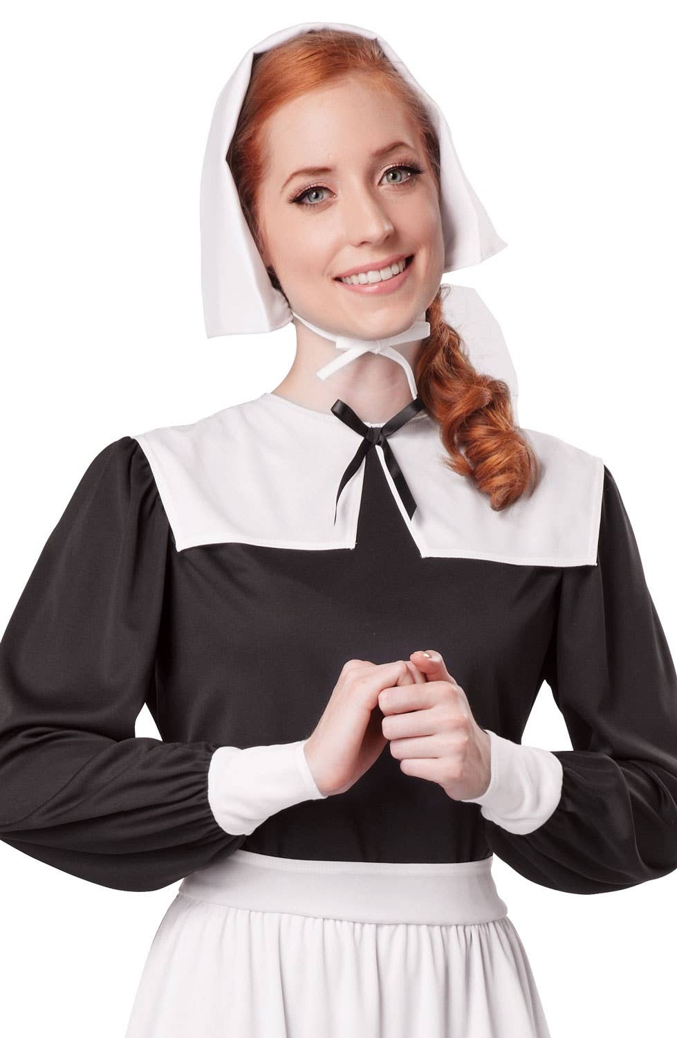 Religious Pilgrim Women's Fancy Dress Costume Close Image