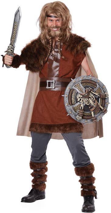 Mighty Viking Mens Medieval Fancy Dress Costume