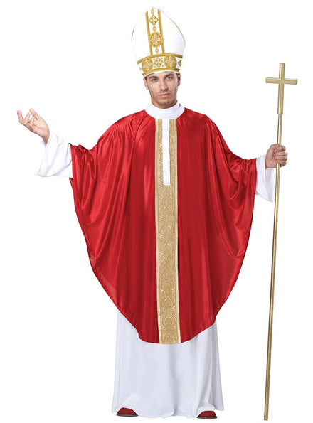 Men's Holy Pope Fancy Dress Costume - Main Image