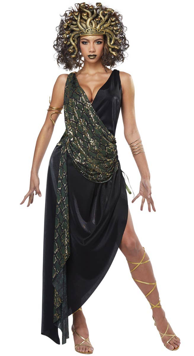 Women's Sexy Mythical Medusa Fancy Dress Costume Main Image
