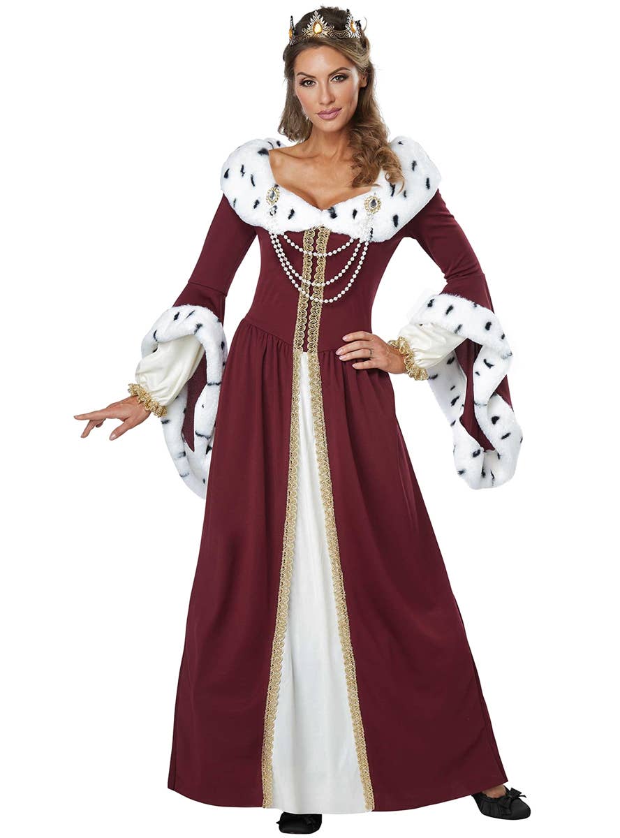 Women's Storybook Queen Royal Fancy Dress Costume Alternative Image