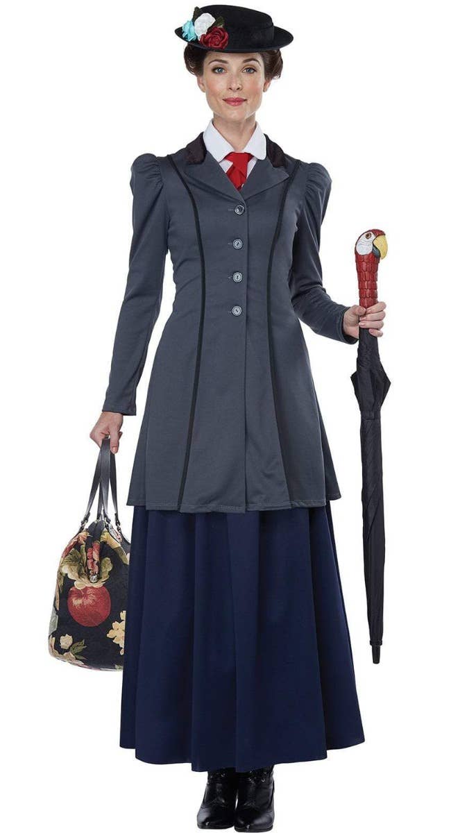 English Nanny Women's Mary Poppins Teacher's Book Week Costume Alternate Image