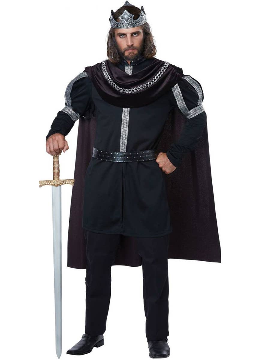 Men's Dark Monarch Evil King Costume Main Image