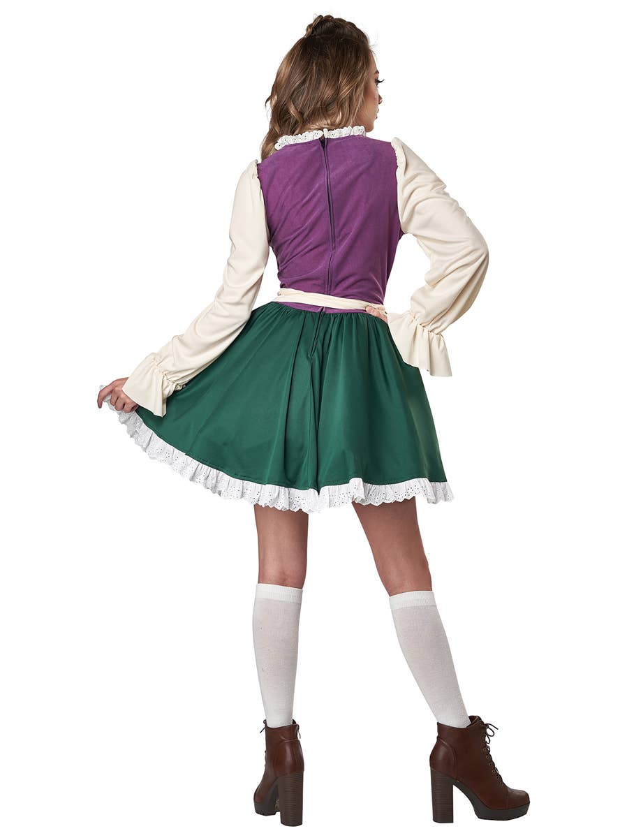Oktoberfest Women's German Beer Garden Girl Costume - Back Image