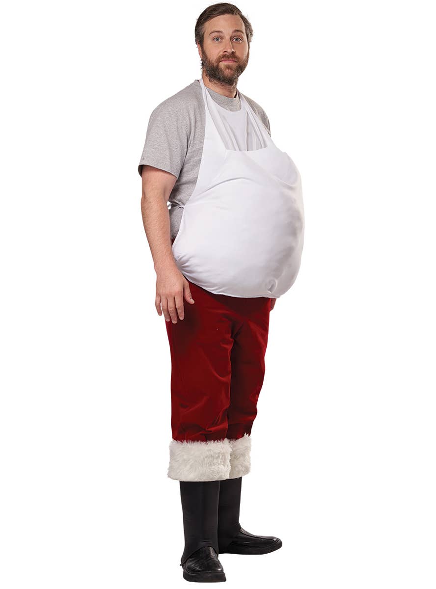 Santa Claus Men's Deluxe Christmas Costume - Belly Stuffing Image 3