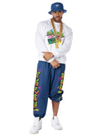 Men's 90s Hip Hop Rapper Costume - Front Image