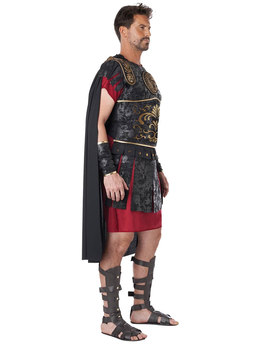 Men's Roman Warrior Fancy Dress Costume - Side Image