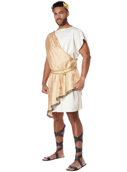 Men's Greek God Toga Fancy Dress Costume