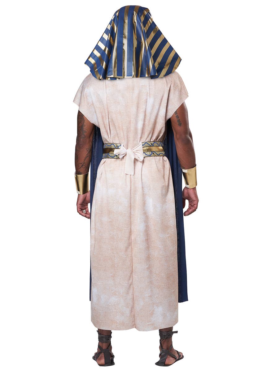 Unisex Ancient Egyptian Tunic Costume for Adults - Men's Back Image