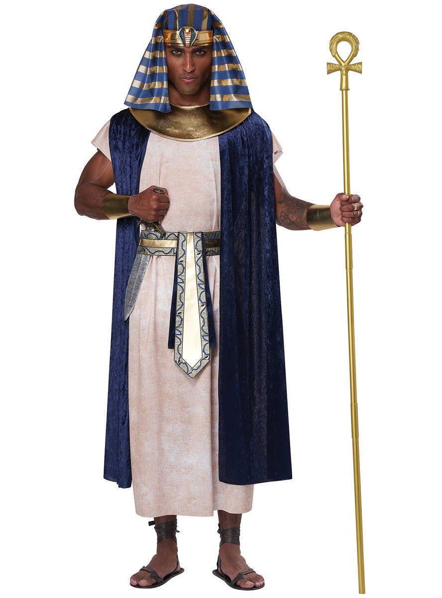 Unisex Ancient Egyptian Tunic Costume for Adults - Men's Front Image