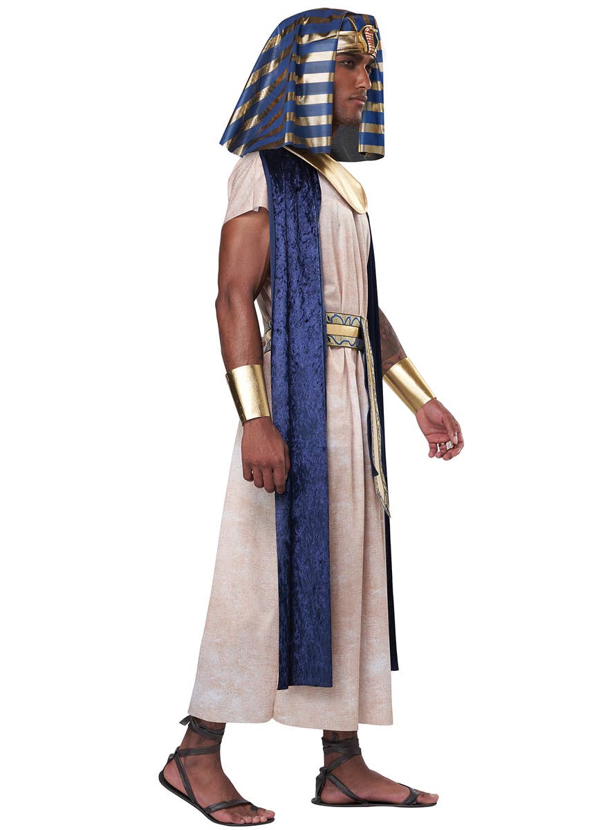 Unisex Ancient Egyptian Tunic Costume for Adults - Men's Side Image