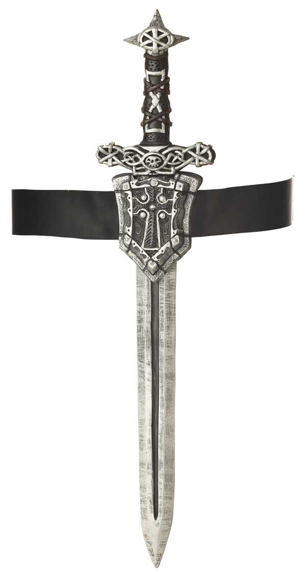 Knight Crusader Sword and Sheath Set on Belt Main Image