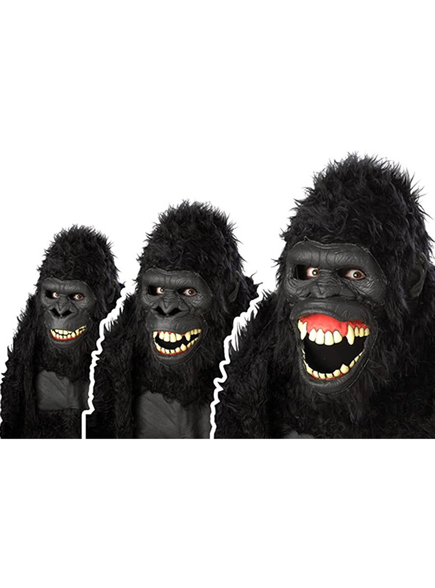 Goin' Ape Animotion Moving Gorilla Mask Costume Accessory Alternative Image