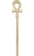 Gold Egyptian Pharaoh Costume Accessory Staff Main Image