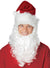 Santa Claus Hat with attached Beard Christmas Costume Accessory