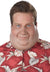 Novelty Fat Man Double Chin Latex Mask