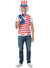 July 4th Men's American Patriot Fancy Dress Costume - Main Image