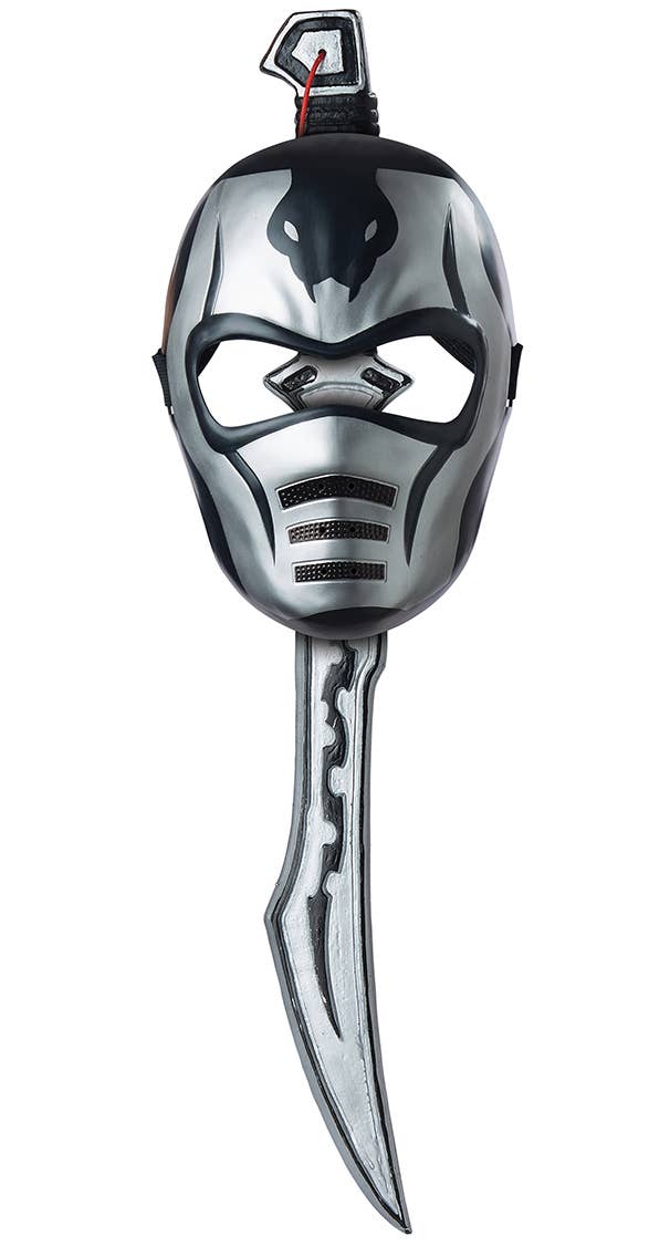 International Japanese Warrior Ninja Steel Viper Mask And Novelty Sword Kid's Costume Accessory Kit Main Image