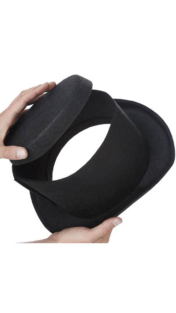 Adult's Classic Black 3 Piece Top Hat Costume Accessory Alternate Image