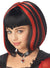 Image of Vampire Girls Black and Red Halloween Costume Wig