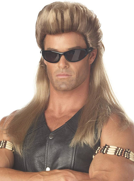 Dog the Bounty Hunter Men's Straight Mullet Wig