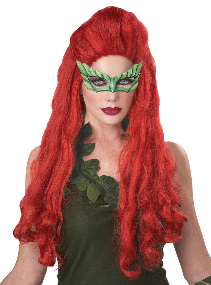 Lethal Beauty Poison Ivy Red Costume Wig For Women