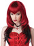 Black and Red Women's Halloween Costume Wig