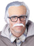 Men's Old Grandpa Funny White Costume Wig and Moustache
