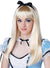 Women's Long Alice in Wonderland Costume Blonde Wig with Fringe - Main Image