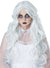 Women's Curly Long White Halloween Ghost Wig