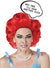 Pop Art Pin-Up Women's Short Red Costume Wig Main Image