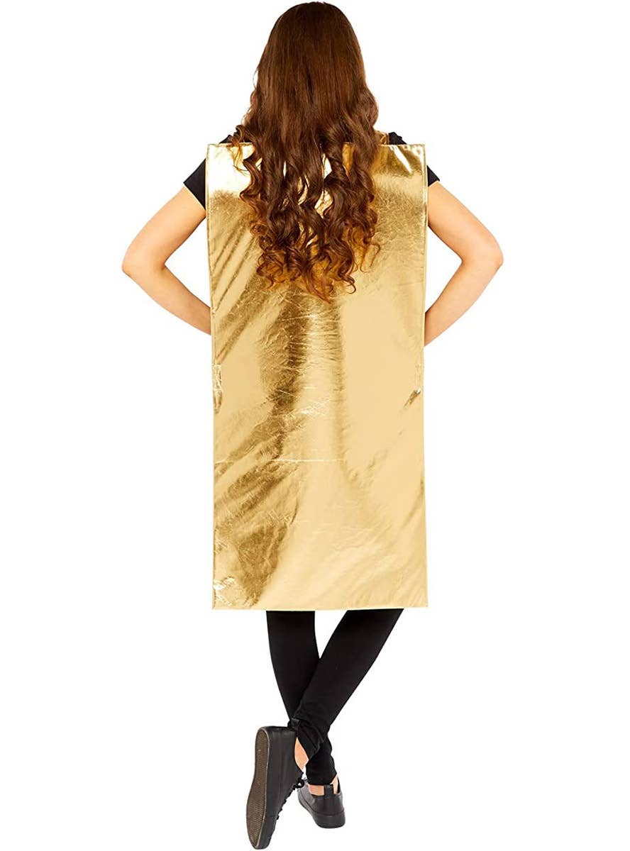 Image of Golden Ticket Women's Roald Dahl Book Week Costume - Back View