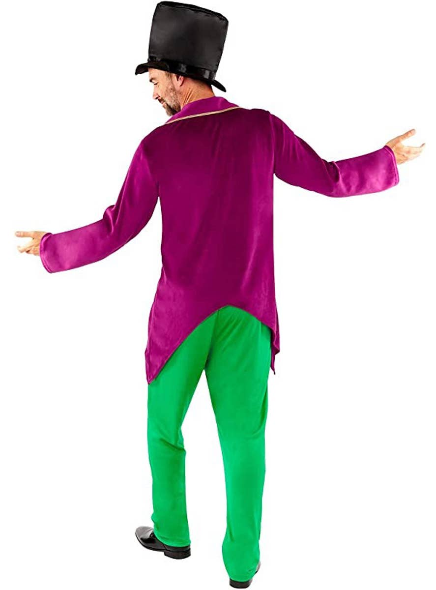 Image of Roald Dahl Willy Wonka Men's Book Week Costume - Back View