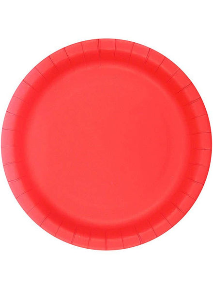 Image of Cherry Red 10 Pack 23cm Paper Plates