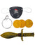 Image of Swashbuckling 4 Piece Kid's Mini Pirate Accessory Kit