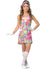 Girls 1960's Groovy Hippie Costume - Main Image