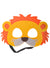Image of Felt Yellow and Orange Kid's Lion Costume Mask
