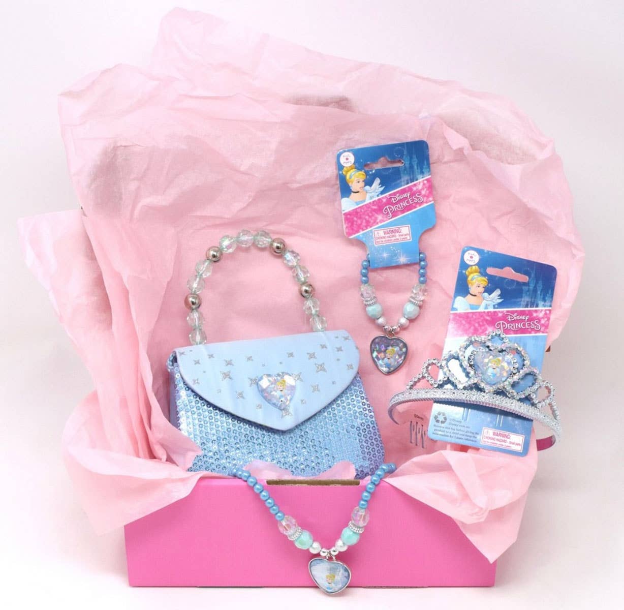 v\ImagImage of Cinderella Blue Sequin Girls Deluxe Costume Bag - Full Set Image