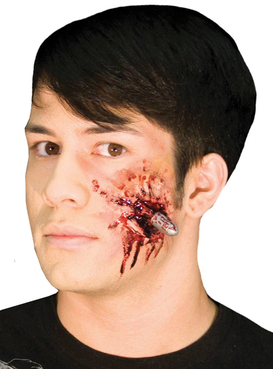 Gruesome Bullet Head Halloween SFX Prosthetic Kit