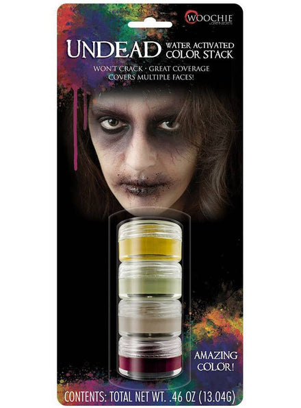 Water Activated 4 Colour Zombie Makeup Stack