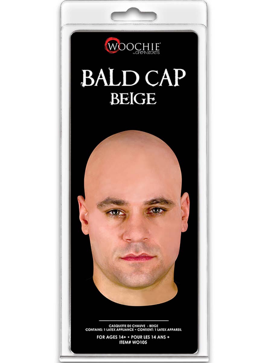 Theatrical Bald Cap Costume Accessory Pack Image