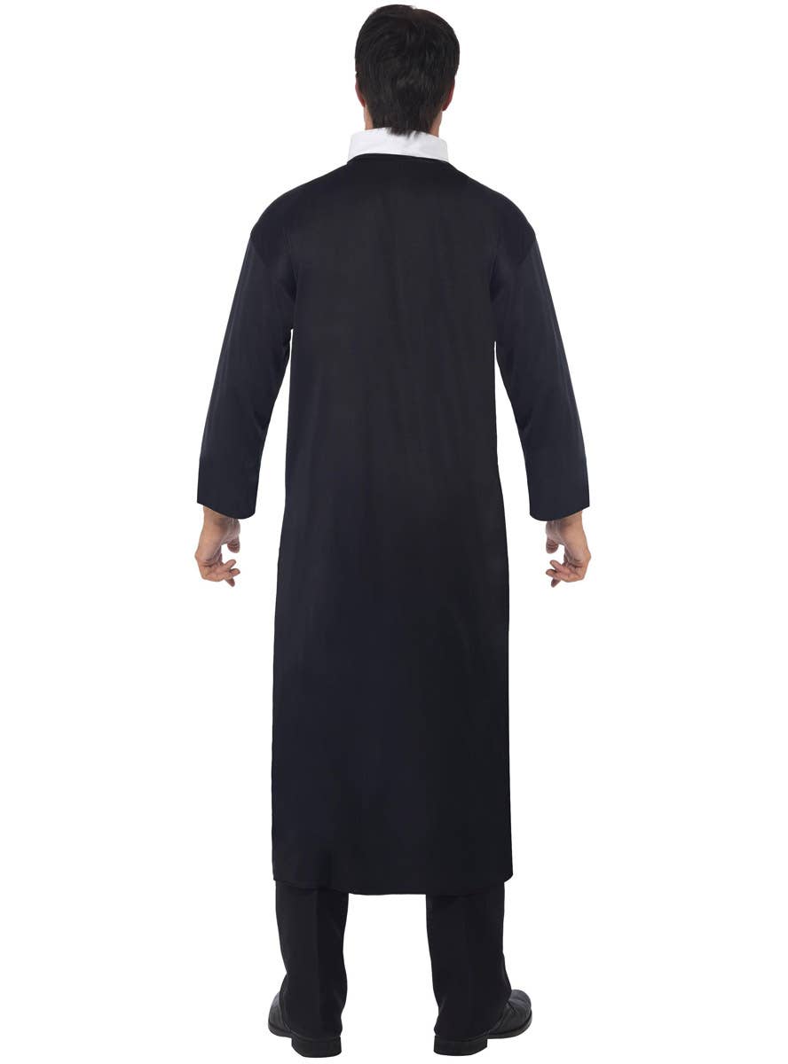 Image of Holy Preacher Men's Religious Priest Costume - Back Image