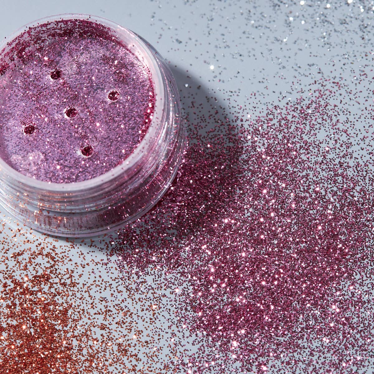 Image of Moon Glitter Loose Glitter Shaker - Pink Swatch