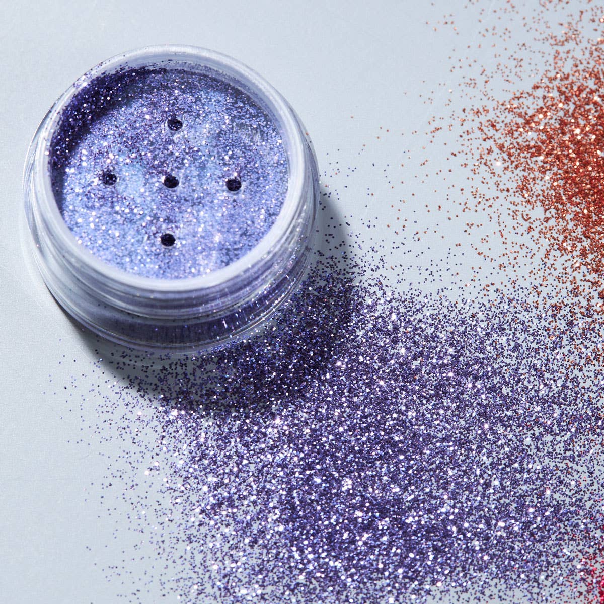 Image of Moon Glitter Loose Glitter Shaker - Purple Swatch