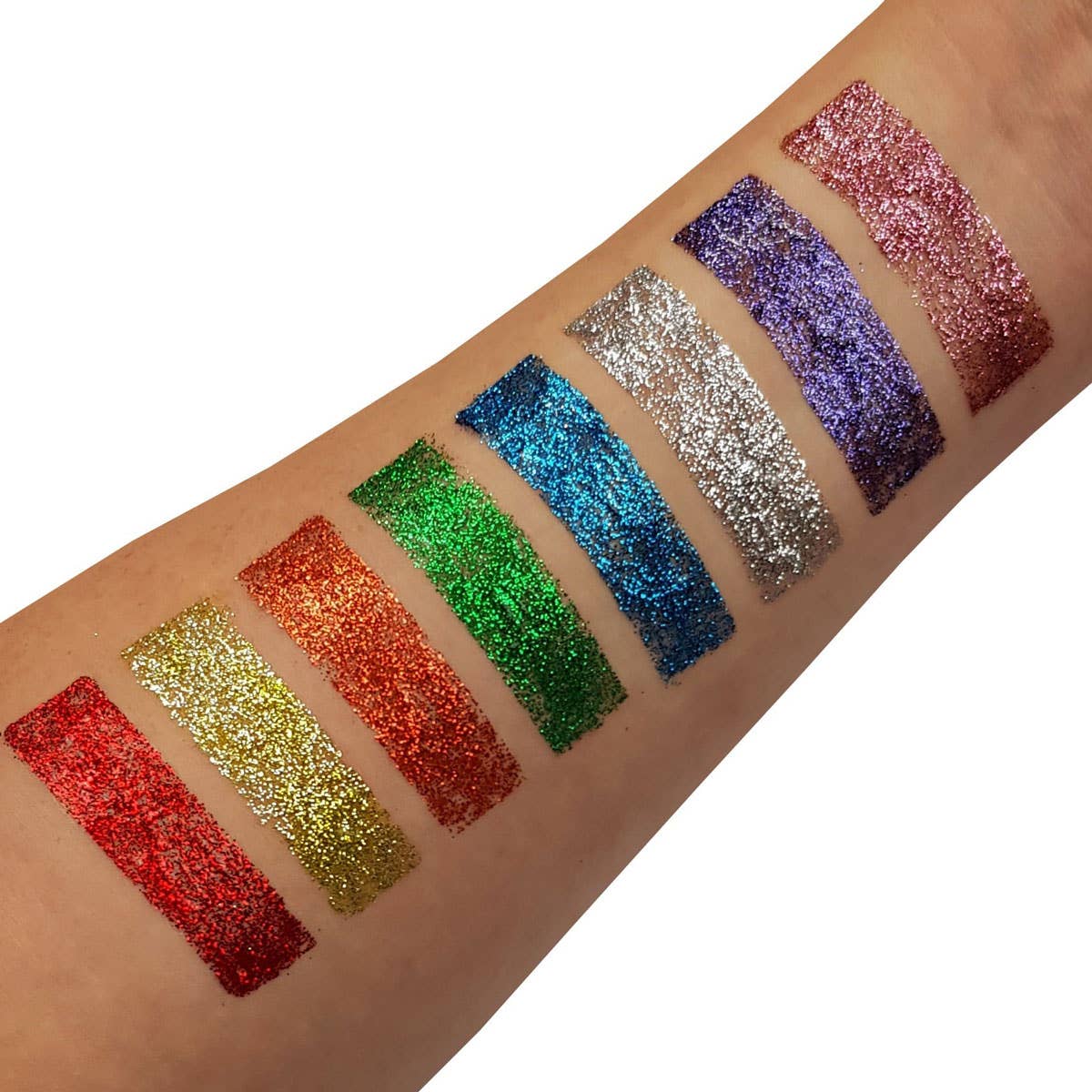 Image of Moon Creations Classic Fine Glitter Gel - Swatches