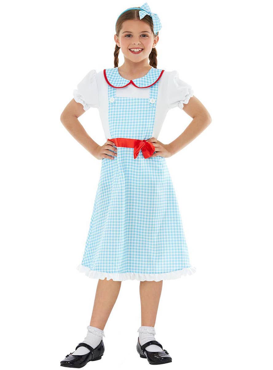 Image of Cute Country Girl Dorothy Girls Book Week Costume - Alternate Front Image