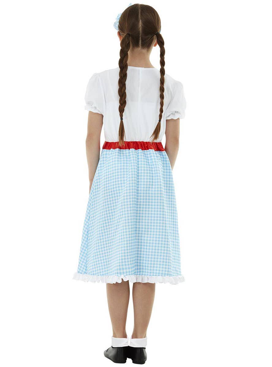 Image of Cute Country Girl Dorothy Girls Book Week Costume - Back Image